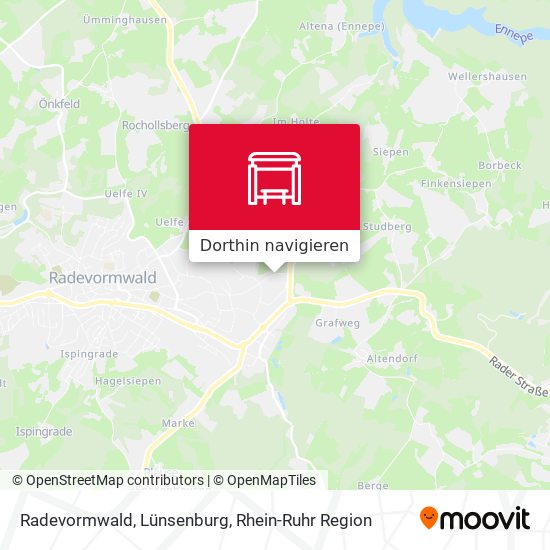 Radevormwald, Lünsenburg Karte