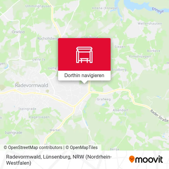 Radevormwald, Lünsenburg Karte