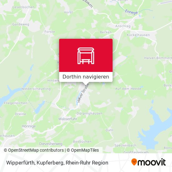 Wipperfürth, Kupferberg Karte