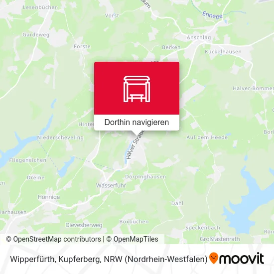 Wipperfürth, Kupferberg Karte