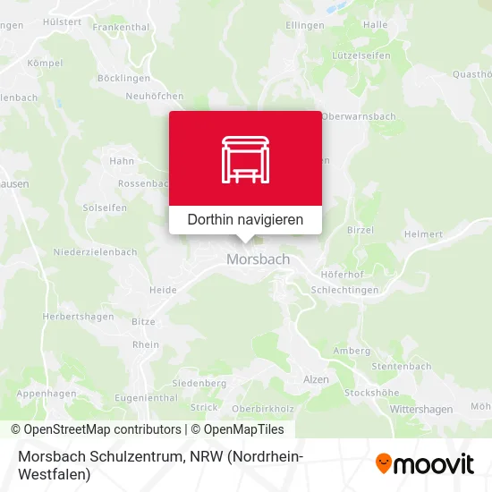 Morsbach Schulzentrum Karte