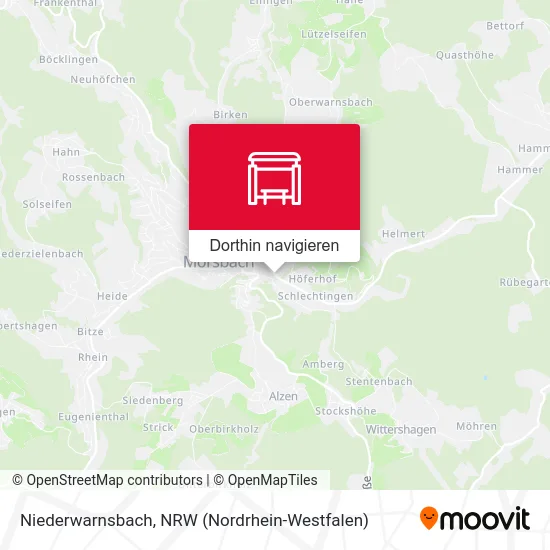 Niederwarnsbach Karte