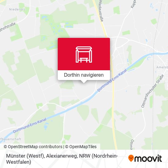Münster (Westf), Alexianerweg Karte