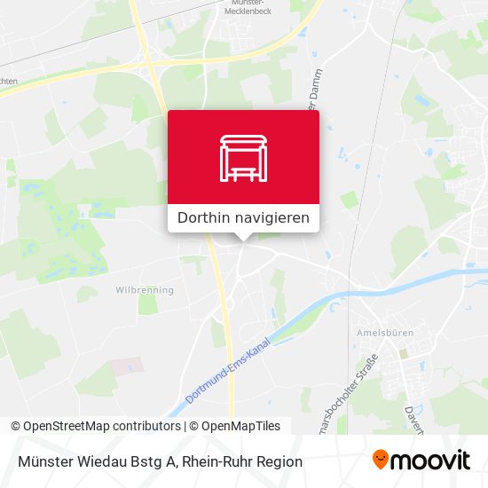 Münster Wiedau Bstg A Karte