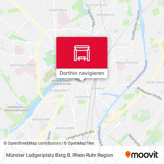 Münster Ludgeriplatz Bstg B Karte