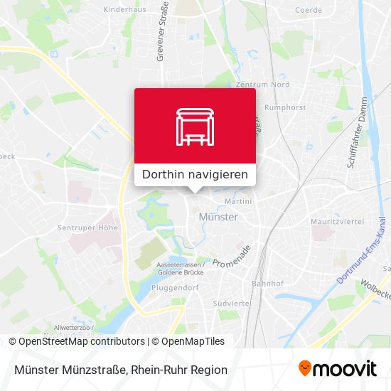 Münster Münzstraße Karte