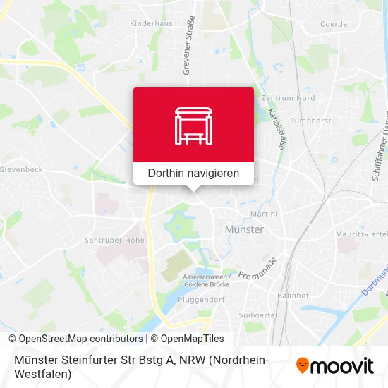 Münster Steinfurter Str Bstg A Karte