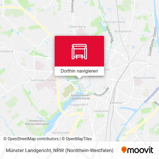 Münster Landgericht Karte