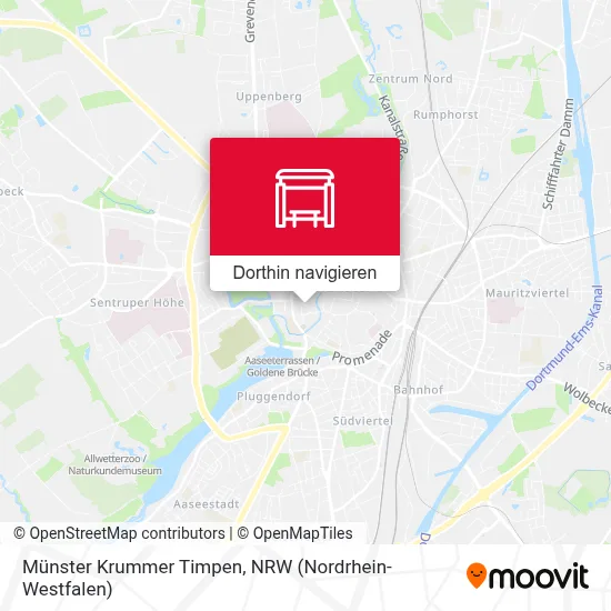 Münster Krummer Timpen Karte