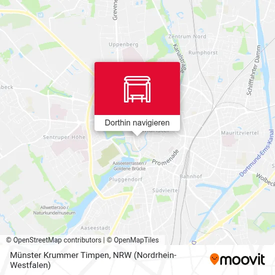 Münster Krummer Timpen Karte