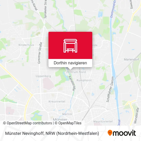 Münster Nevinghoff Karte