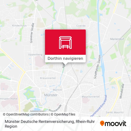 Münster Deutsche Rentenversicherung Karte