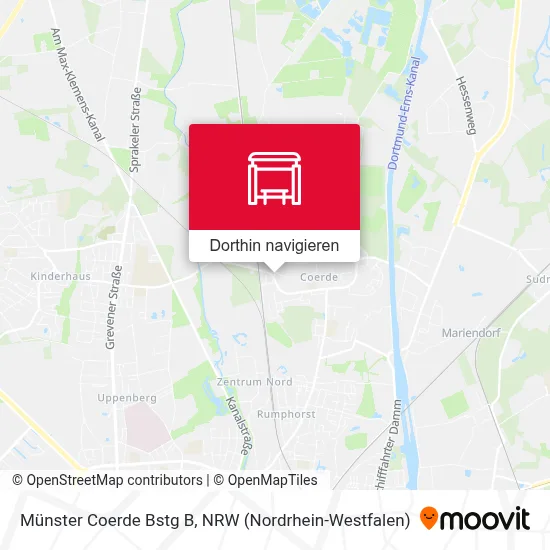 Münster Coerde Bstg B Karte