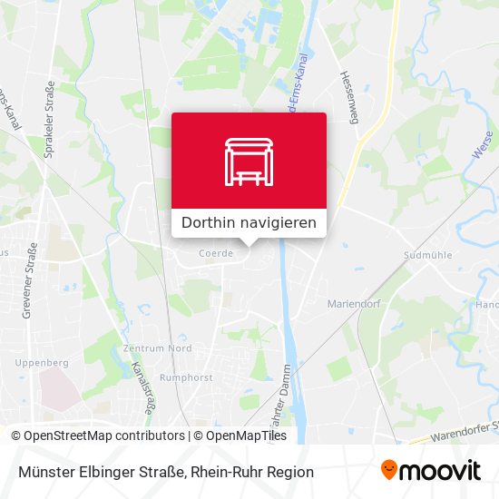 Münster Elbinger Straße Karte