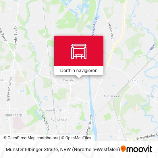 Münster Elbinger Straße Karte