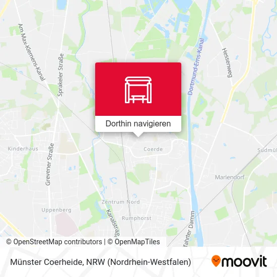 Münster Coerheide Karte