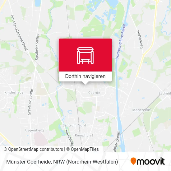 Münster Coerheide Karte