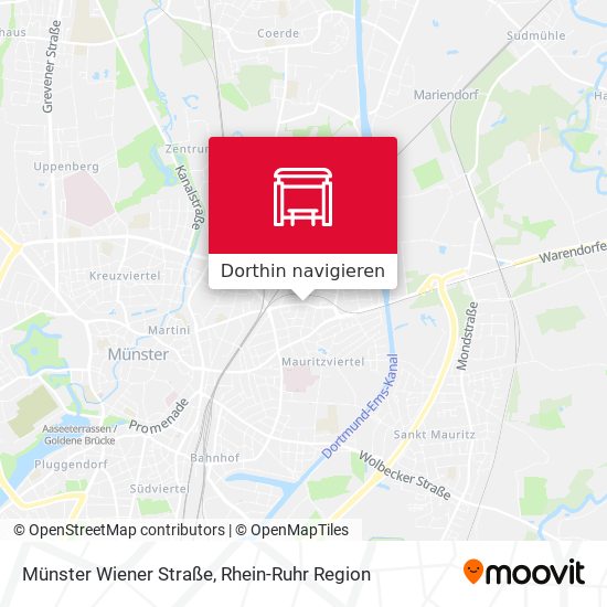 Münster Wiener Straße Karte
