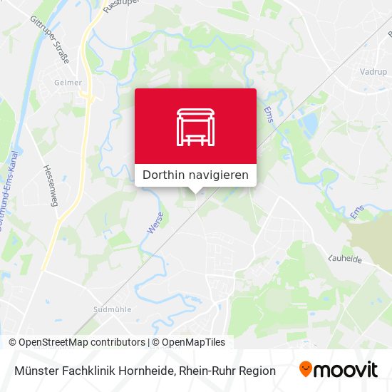 Münster Fachklinik Hornheide Karte