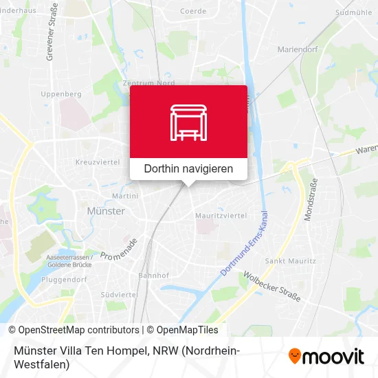 Münster Villa Ten Hompel Karte