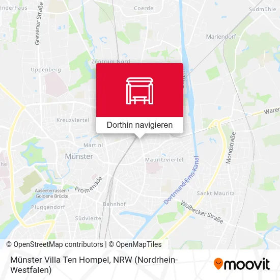 Münster Villa Ten Hompel Karte