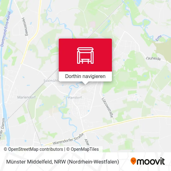 Münster Middelfeld Karte