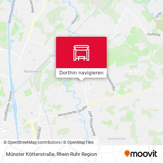 Münster Kötterstraße Karte