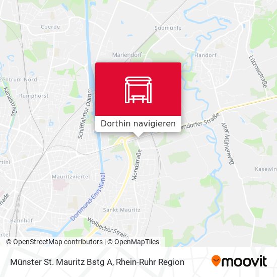 Münster St. Mauritz Bstg A Karte