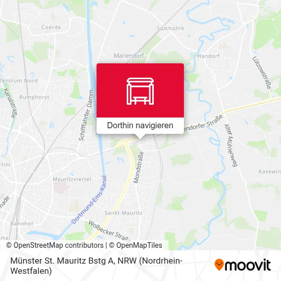 Münster St. Mauritz Bstg A Karte