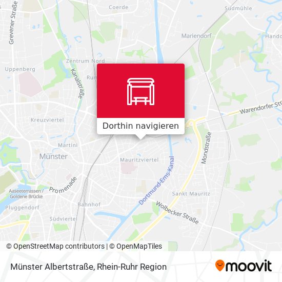 Münster Albertstraße Karte