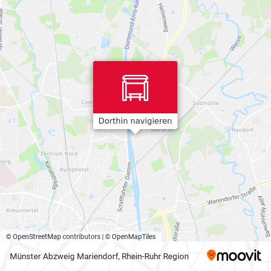 Münster Abzweig Mariendorf Karte