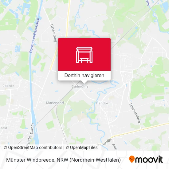 Münster Windbreede Karte