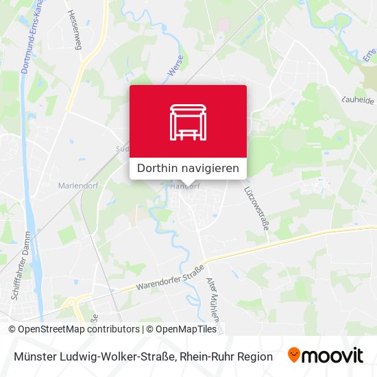 Münster Ludwig-Wolker-Straße Karte