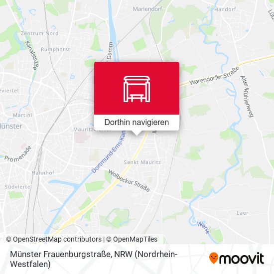 Münster Frauenburgstraße Karte