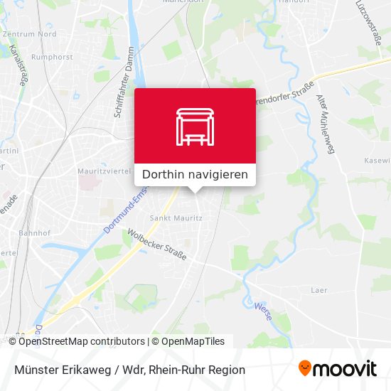 Münster Erikaweg / Wdr Karte