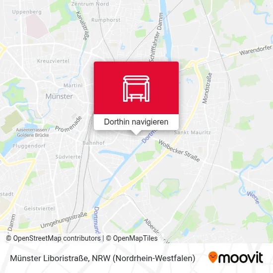 Münster Liboristraße Karte