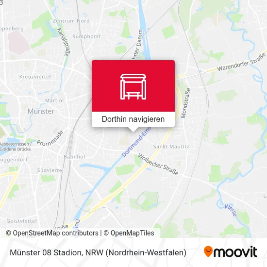Münster 08 Stadion Karte