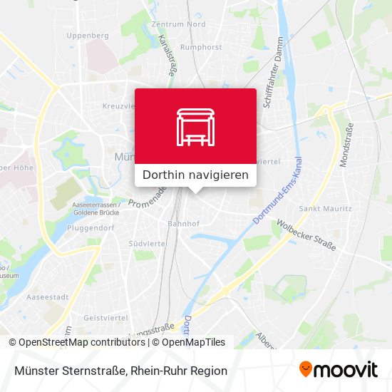 Münster Sternstraße Karte