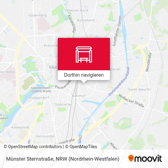 Münster Sternstraße Karte