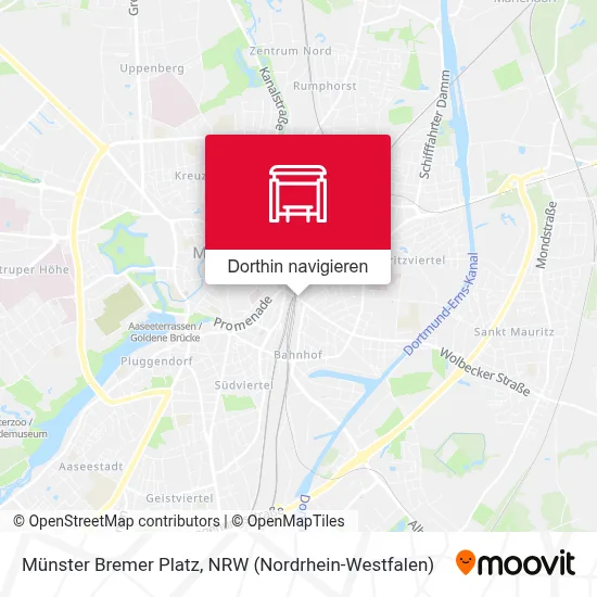 Münster Bremer Platz Karte