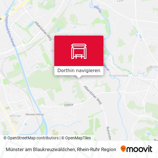 Münster am Blaukreuzwäldchen Karte