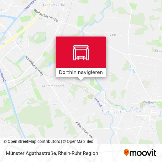 Münster Agathastraße Karte