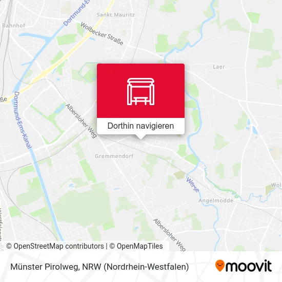 Münster Pirolweg Karte