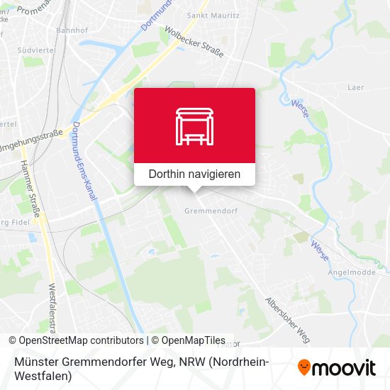 Münster Gremmendorfer Weg Karte