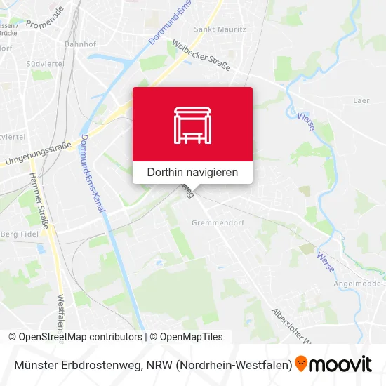 Münster Erbdrostenweg Karte