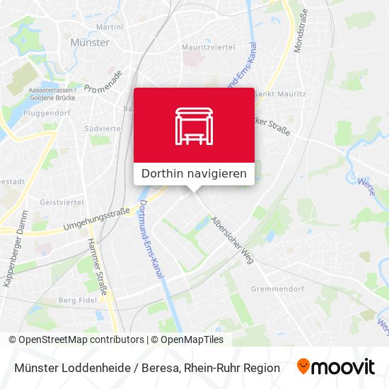 Münster Loddenheide / Beresa Karte