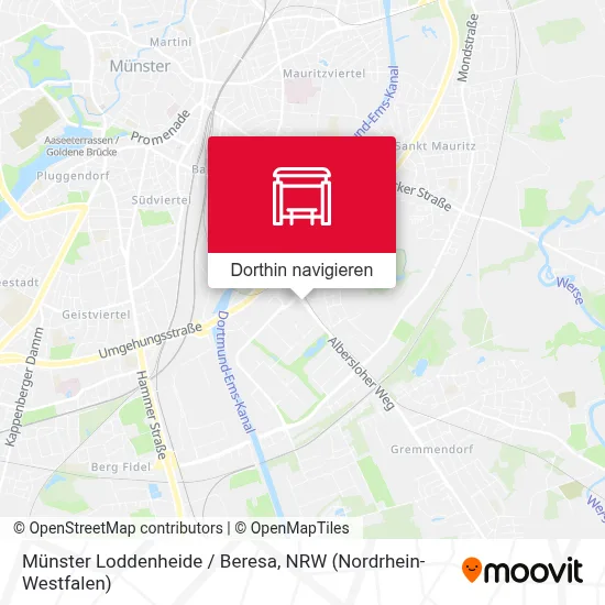 Münster Loddenheide / Beresa Karte