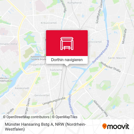 Münster Hansaring Bstg A Karte