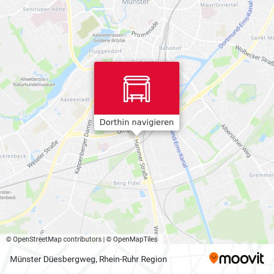 Münster Düesbergweg Karte