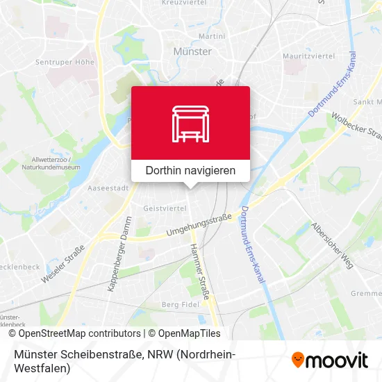 Münster Scheibenstraße Karte